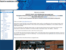 Tablet Screenshot of northharrowcc.com